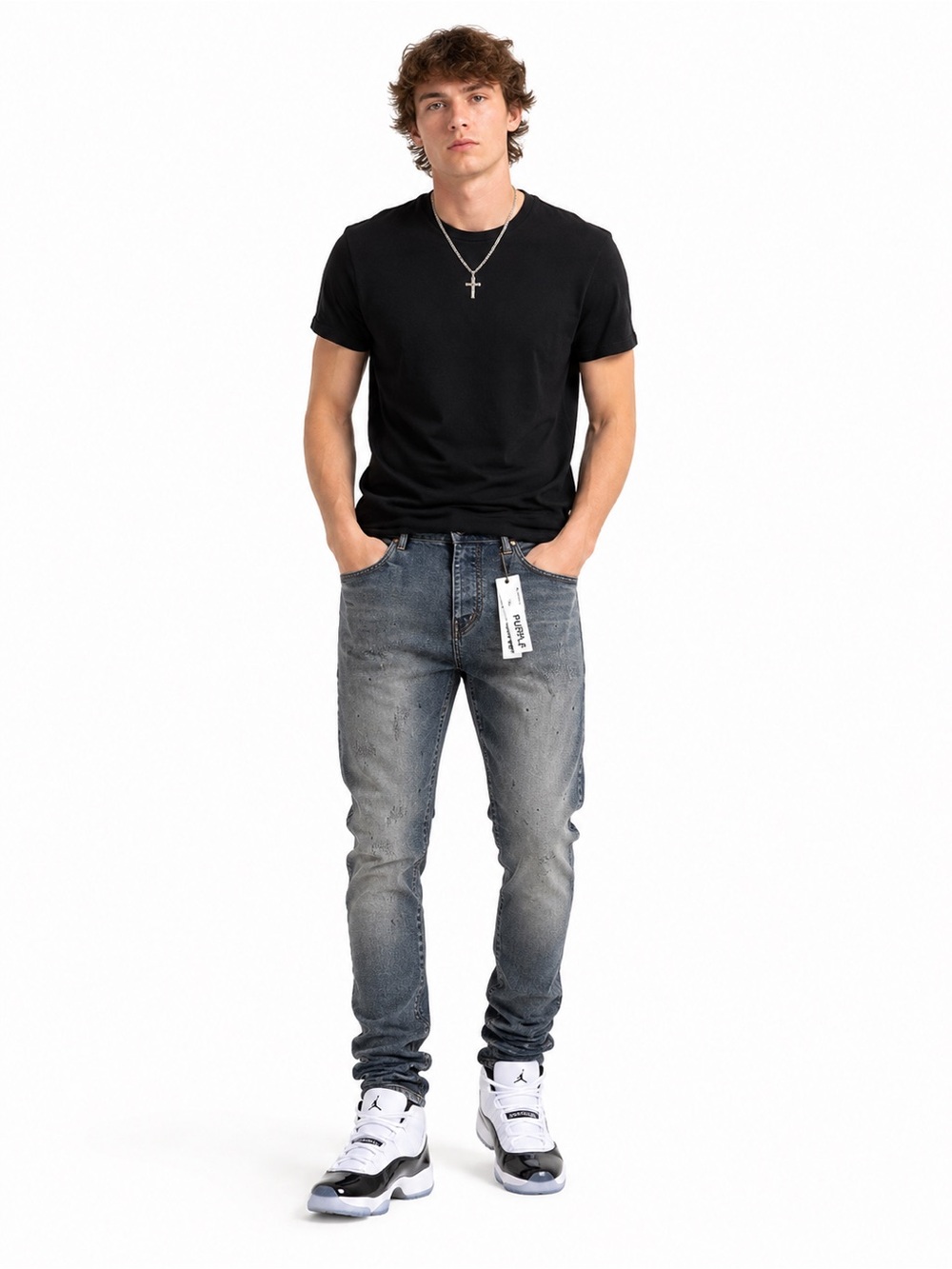 PUPPLE—BRAND Blue Denim Jeans